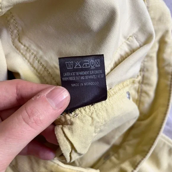 Isabel Marant Etoile Light Yellow Corduroy Pant in size 40 / US 8 - Picture 6 of 6